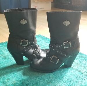 Harley Davidson mid calf boots
